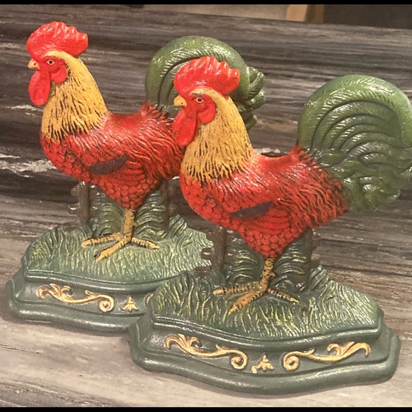 Other - WRIGHT STUDIOS IRON ROOSTER DOOR STOPS